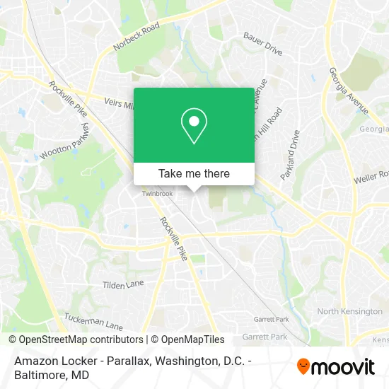 Amazon Locker - Parallax map