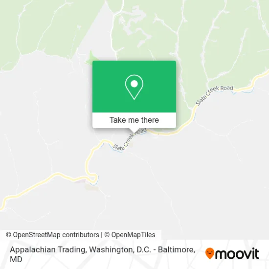 Appalachian Trading map