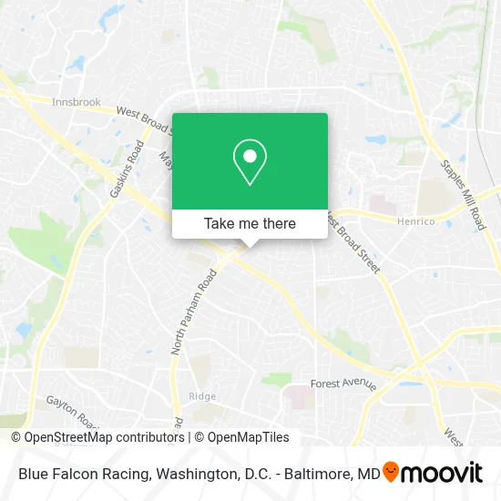 Blue Falcon Racing map
