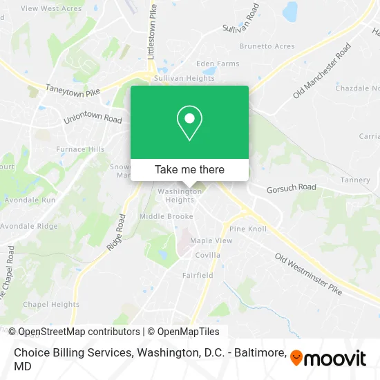 Choice Billing Services map