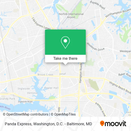 Panda Express map