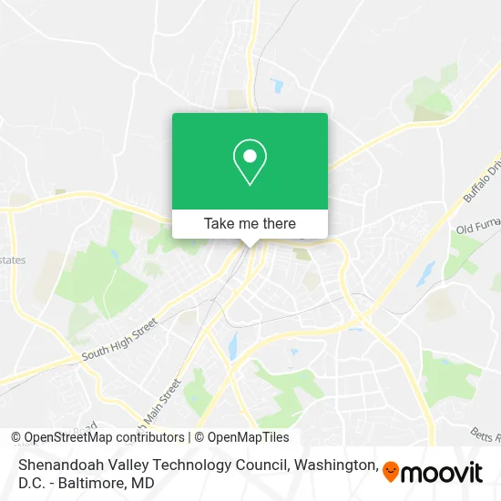 Shenandoah Valley Technology Council map
