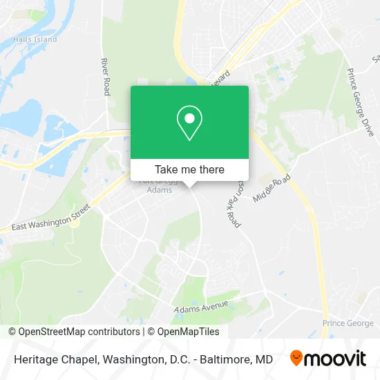 Heritage Chapel map