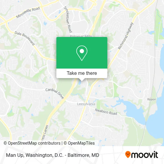 Man Up map