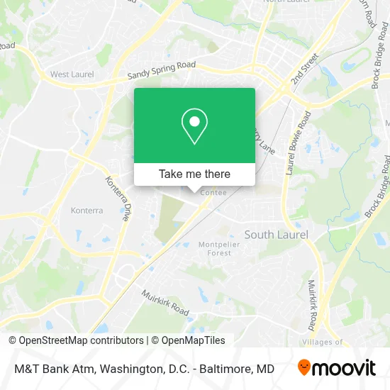 M&T Bank Atm map