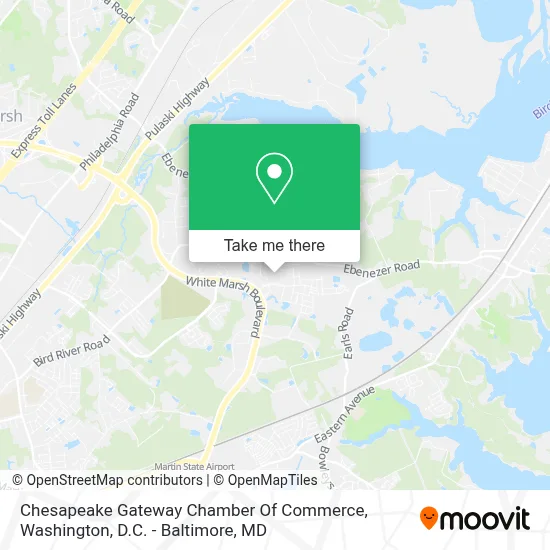 Chesapeake Gateway Chamber Of Commerce map