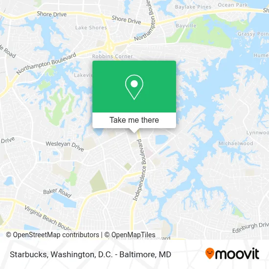 Starbucks map