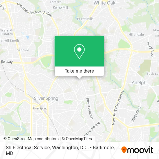 Sh Electrical Service map