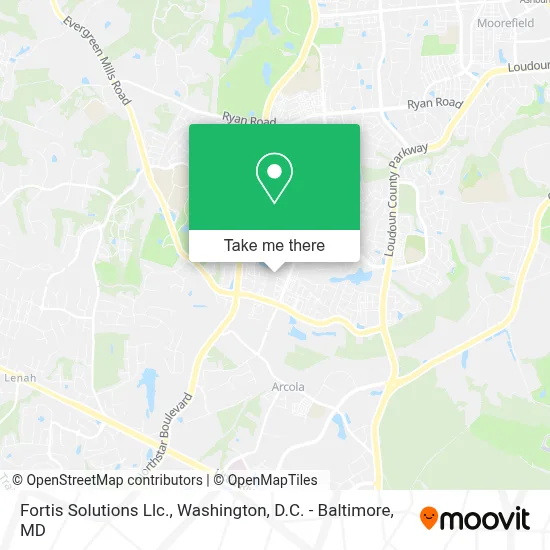 Fortis Solutions Llc. map
