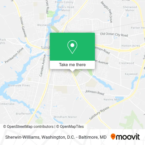 Sherwin-Williams map