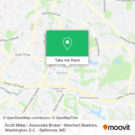 Scott Miller - Associate Broker - Weichert Realtors map