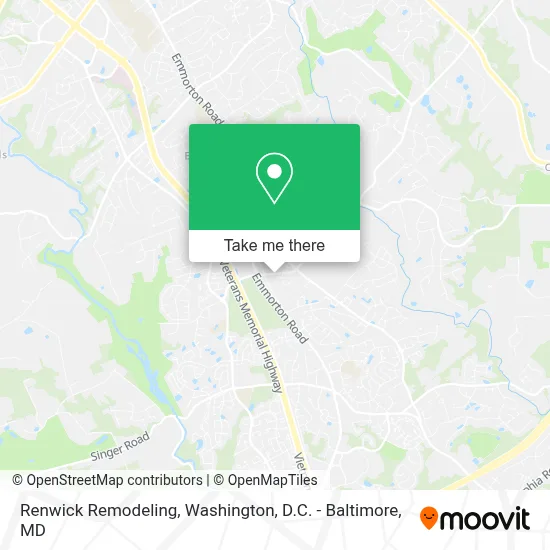 Renwick Remodeling map