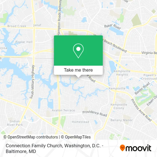 Connection Family Church map