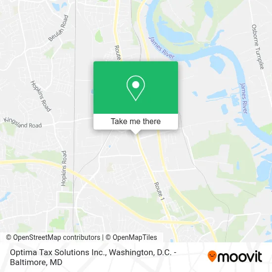 Optima Tax Solutions Inc. map
