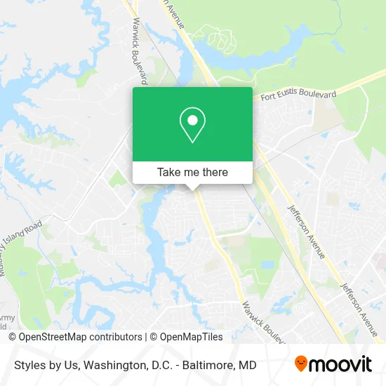 Styles by Us map
