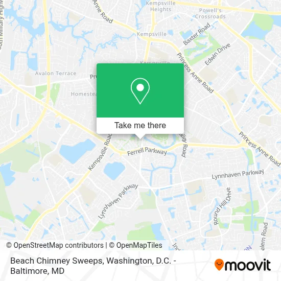 Beach Chimney Sweeps map