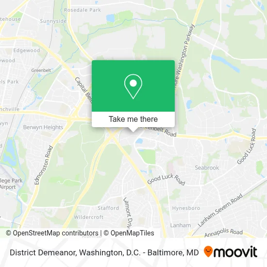 District Demeanor map