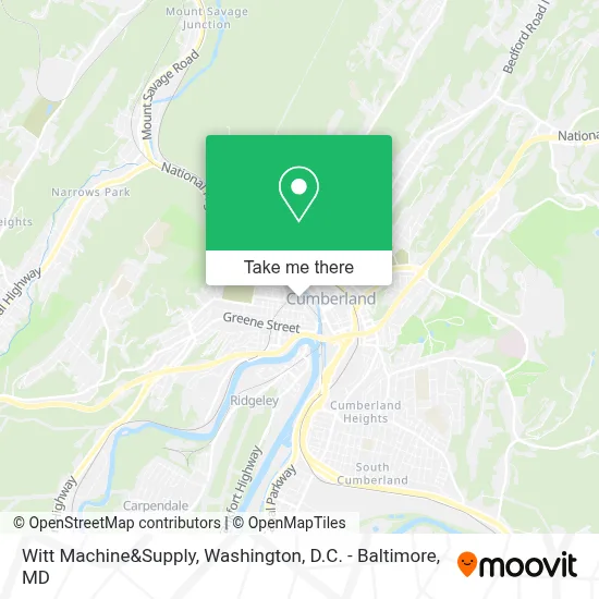Witt Machine&Supply map
