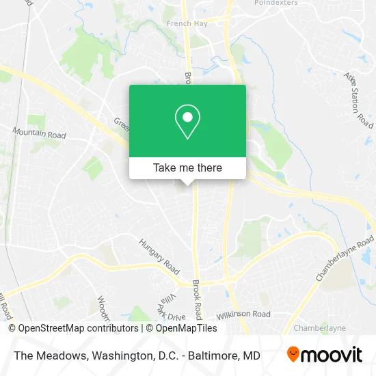The Meadows map