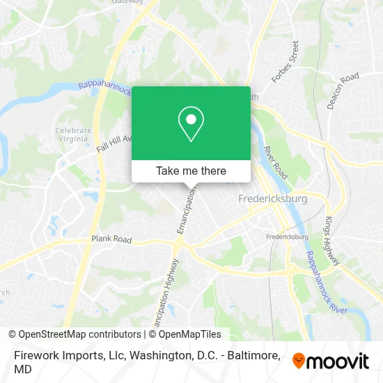 Firework Imports, Llc map