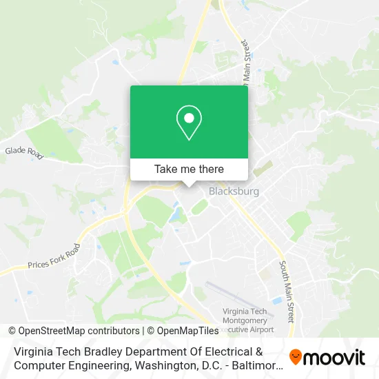 Virginia Tech Bradley Department Of Electrical & Computer Engineering map
