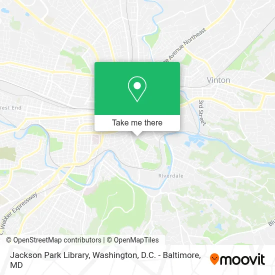 Jackson Park Library map