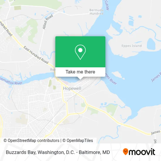 Buzzards Bay map
