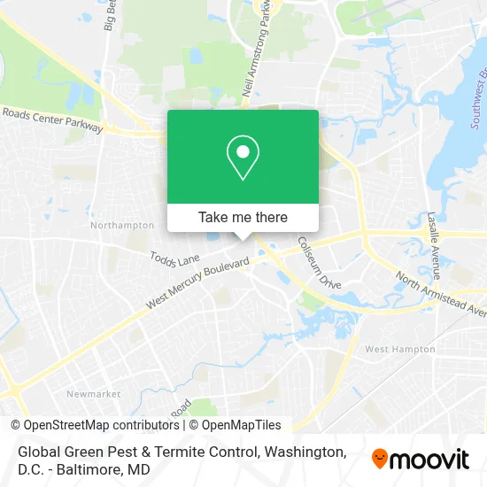 Global Green Pest & Termite Control map