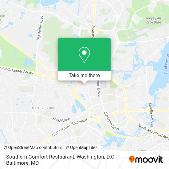 Southern Comfort Restaurant map