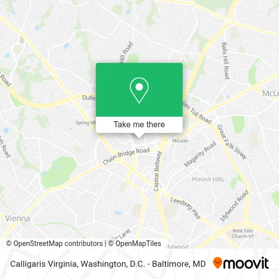 Calligaris Virginia map