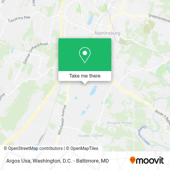 Argos Usa map
