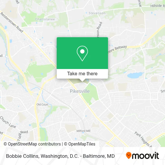 Bobbie Collins map