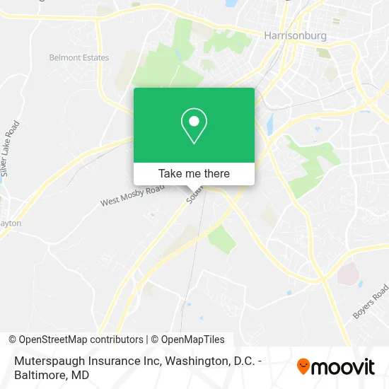 Muterspaugh Insurance Inc map