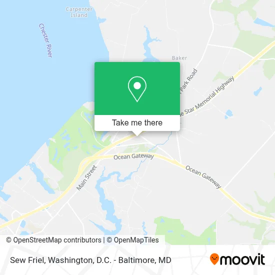 Sew Friel map