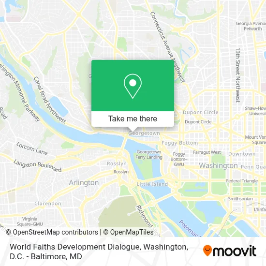 World Faiths Development Dialogue map