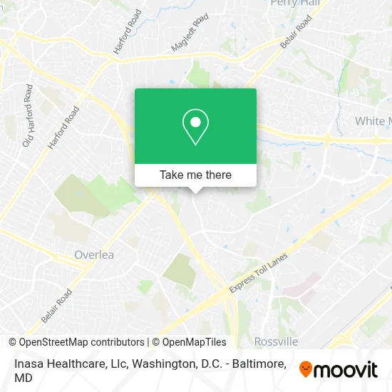 Inasa Healthcare, Llc map