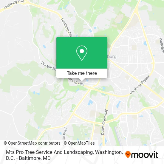 Mts Pro Tree Service And Landscaping map