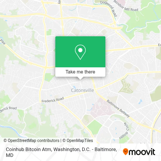 Coinhub Bitcoin Atm map