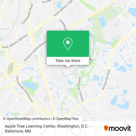 Apple Tree Learning Center map