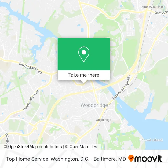 Top Home Service map