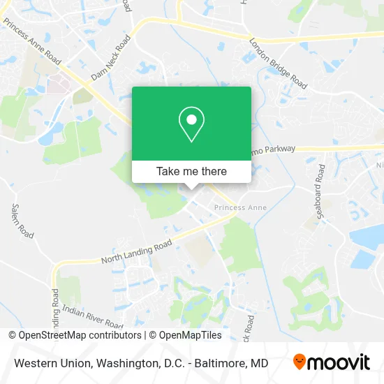 Western Union map