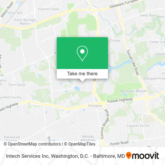 Intech Services Inc map