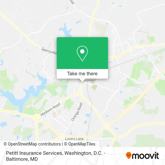 Petitt Insurance Services map