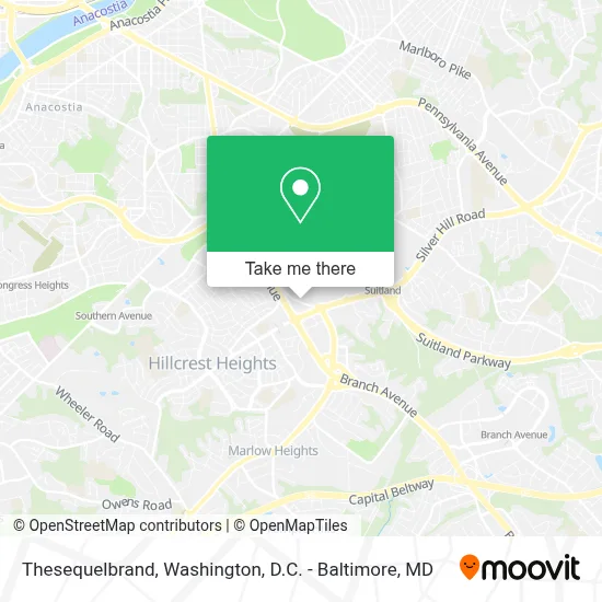 Thesequelbrand map