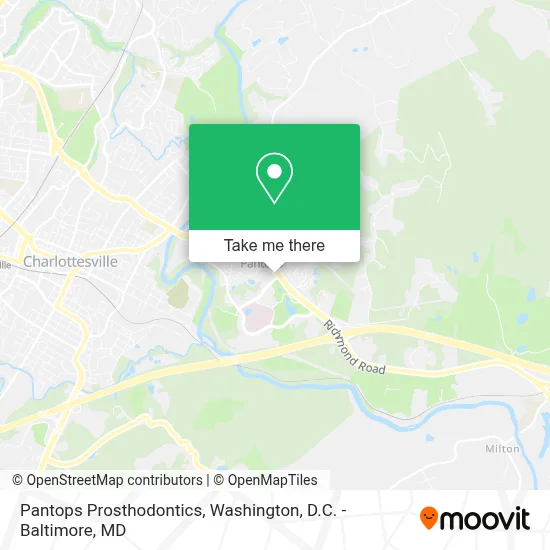 Pantops Prosthodontics map