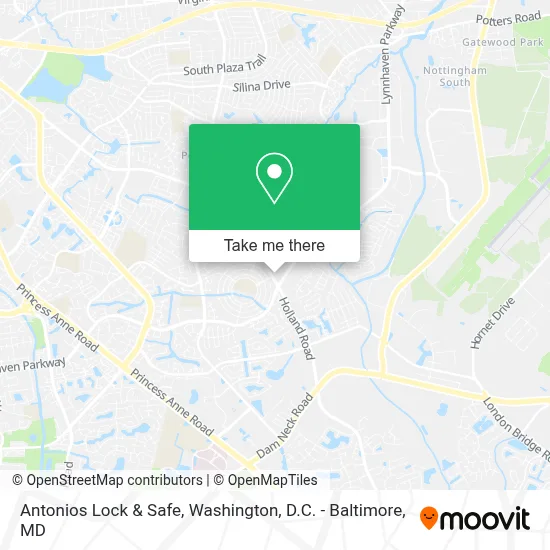 Antonios Lock & Safe map