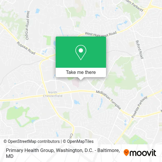 Primary Health Group map