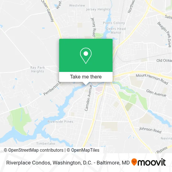 Riverplace Condos map