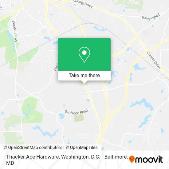 Thacker Ace Hardware map
