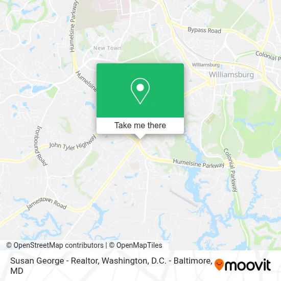 Susan George - Realtor map